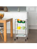relaxdays Servierwagen in Weiß - (B)40,5 x (H)75 x (T)31 cm