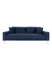 ebuy24 Sofa Lido Blau 210 x 93 cm