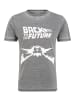 Re:Covered T-Shirt Back to the Future Delorean in Grey