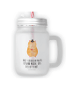 Mr. & Mrs. Panda Einmachglas Hamster Hut mit Spruch in Transparent