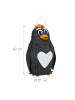 relaxdays 3 x Pinata Pinguin in Schwarz