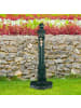 relaxdays Standbrunnen in Dunkelgrün - (B)28 x (H)80 x (T)32 cm