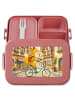 Mr. & Mrs. Panda Bento Box Fuchs Lieferung Pommes Design ohne Sp... in Rot Pastell