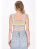 myMo Women Top in lilac multicolor