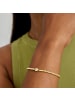 Luxenter Armband aus 925er Sterlingsilber mit Zirkonia, in 18K Gelbgold veredelt – Ruza