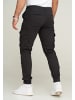 Jack & Jones Cargohose - OLLIE JJARIS CARGO PANTS in Black