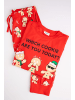 Coccodrillo Pyjama Xmas in rot
