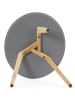 KADIMA DESIGN Runde Beistelltisch Set aus MDF | Skandinavische Couchtische in Grau-Beige