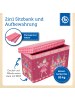 Bieco Spielwaren Aufbewahrungsbox mit Deckel Kinder Prinzessin in Rosa