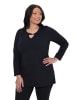 Ulla Popken Longshirt in schwarz