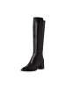 Tamaris Stiefel A Lederabsatz Schwarz