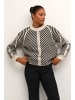 Kaffe Strickpullover KAvera Regular fit in Beige melange / Black