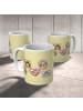 Mr. & Mrs. Panda Tasse Igel Familie ohne Spruch in Gelb Pastell