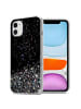 cadorabo Hülle für Apple iPhone 11 PRO Glitter in Schwarz mit Glitter