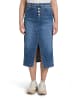 CARTOON Jeansrock mit Waschung in Dark Blue Denim
