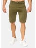 Max Men Chino Shorts Capri 3/4 Hose Stretch Bermuda in Grün