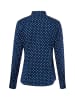 brookshire Bluse in indigo weiß
