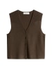 Marc O'Polo Ärmelloser Cardigan regular in Burnt Coffee