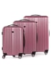 FERGÉ Kofferset Hartschale 3-teilig 3 teilig Hartschale Toulouse in pink