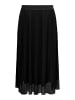 ONLY Carmakoma Damen Rock Plus Size elastischer Taillenbund in Schwarz