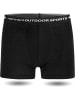Normani Outdoor Sports 2er Pack Herren Merino Boxershorts in Schwarz