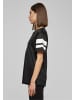 Urban Classics Urban Classics Mesh-T-Shirts in blk/wht