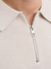 Jack & Jones Gestricktes Polo in Cloud Dancer