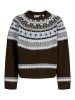 JJXX Norwegerpullover Strickpullover Jxkristin in demitasse