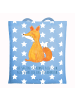 Mr. & Mrs. Panda Shopping Tasche Einhorn Fuchs mit Spruch in Sky Blue