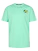 Petrol Industries T-Shirt mit Grafik-Rückenprint Costa in Grün