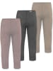 Normani Outdoor Sports 3er Pack Baby Merino Hose Unterhose „Tutira“ in Beige/Anthrazit/Rosa