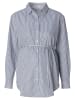 Noppies Bluse Arles in Gris blue Stripe