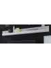 Furn.Design Wandboard weiß Hochglanz, Wandregal 200 x 20 cm