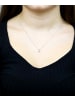 Diamant L'éternel Halskette aus 585 Weißgold mit 0.1 Karat Diamant