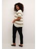 KAFFE curve Strickpullover KClizzy Regular fit in Chinchilla M/Turtle.BoldStripe