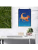 Mr. & Mrs. Panda Poster Sternzeichen Skorpion ohne Spruch in Sternenhimmel Blau