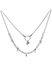 COEUR DE LION Kette "Collier 4 in one " in Silber