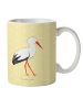 Mr. & Mrs. Panda Plastikbecher Storch ohne Spruch in Gelb Pastell