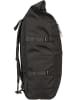 SANDQVIST Rucksack Icon Rolltop BP L in Black/Black Leather