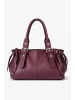 collezione alessandro Schultertasche " Bergamo " in bordeaux