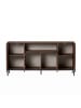 CALICOSY Sideboard OLIVER in Nussbaum - (W) 160  x (H) 80  x (L) 40 cm