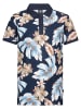 Petrol Industries Poloshirt mit All-over Muster Pier in Blau