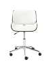 Beliani Bürostuhl TOTOWA in Weiß - (W) 54 x (H) 77 x (L) 39 cm