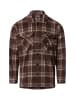 Santa Cruz Freizeithemd Lodge Shirt in schoko mehrfarbig