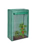 relaxdays 3 x Tomatengewächshaus in Grün - (B)100 x (H)150 x (T)50 cm
