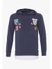 PLUS EIGHTEEN Herren Kapuzenpullover in Petrol