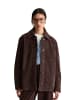 Marc O'Polo DENIM Lederjacke im Barn-Stil regular in Espresso Brown