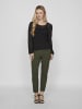 Vila Oberteil mit langen Ärmeln in Black