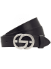 Vanzetti Gürtel Leder schwarz