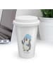 Mr. & Mrs. Panda Coffee To Go Becher Pinguin Duschen ohne Spruch in Weiß